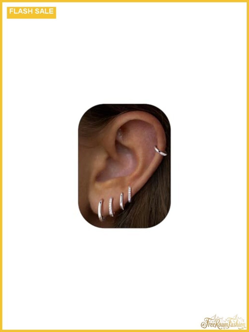 Hypoallergenic 14K Gold Plated Small Huggie Hoop Earrings for Women